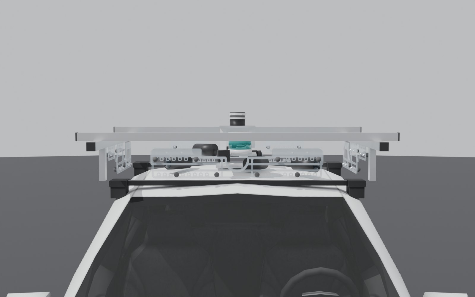 Front view at roof height